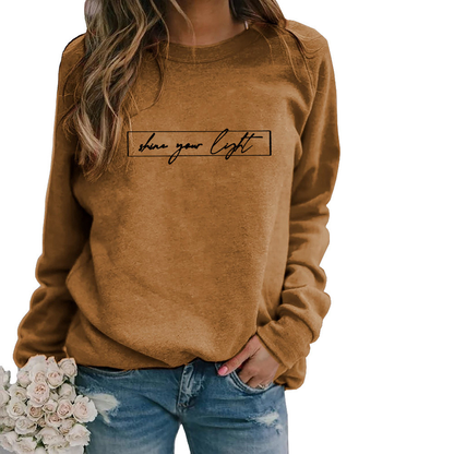 Women's Apparel | Fashion Sweatshirt with Motivational Print