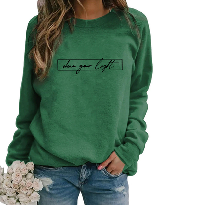 Women's Apparel | Fashion Sweatshirt with Motivational Print