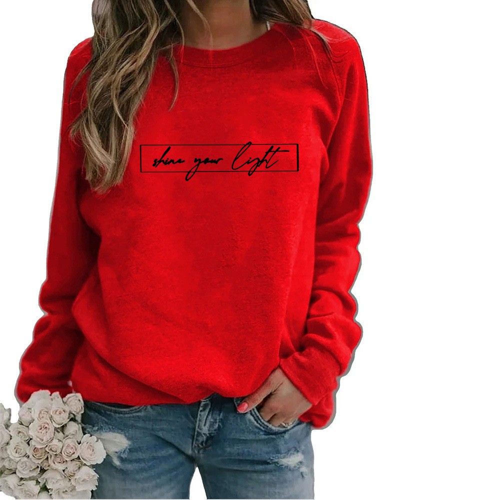 Women's Apparel | Fashion Sweatshirt with Motivational Print