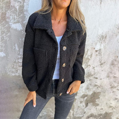Soft Teddy Jacket Women Warm Winter