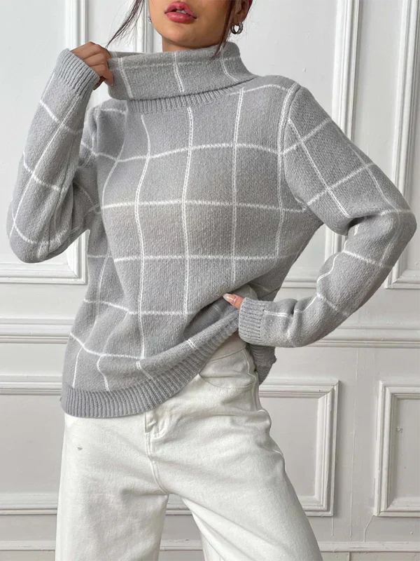 Women's Turtleneck Sweater Warm Winter
