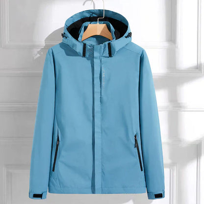 Men's Quilted Jacket Warm Hooded