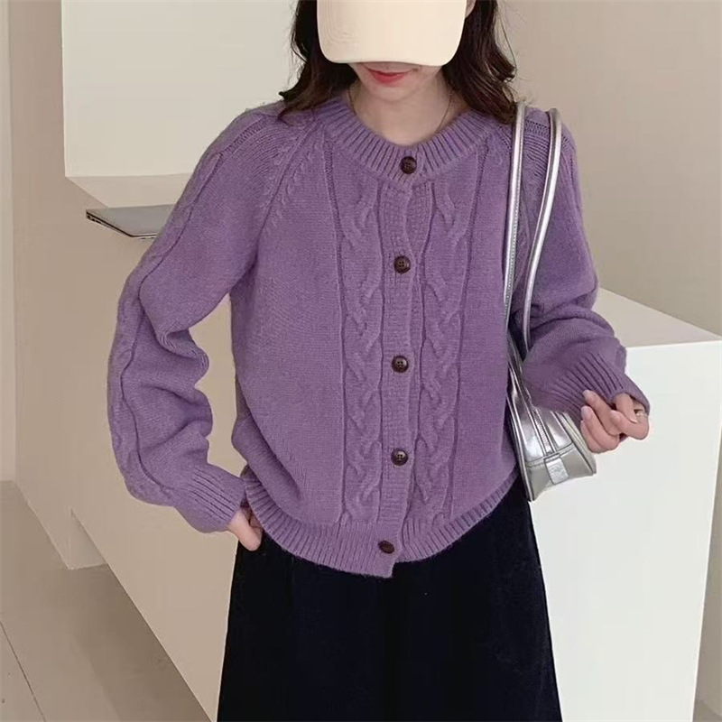 Stylish Women's Button-Up Cardigan