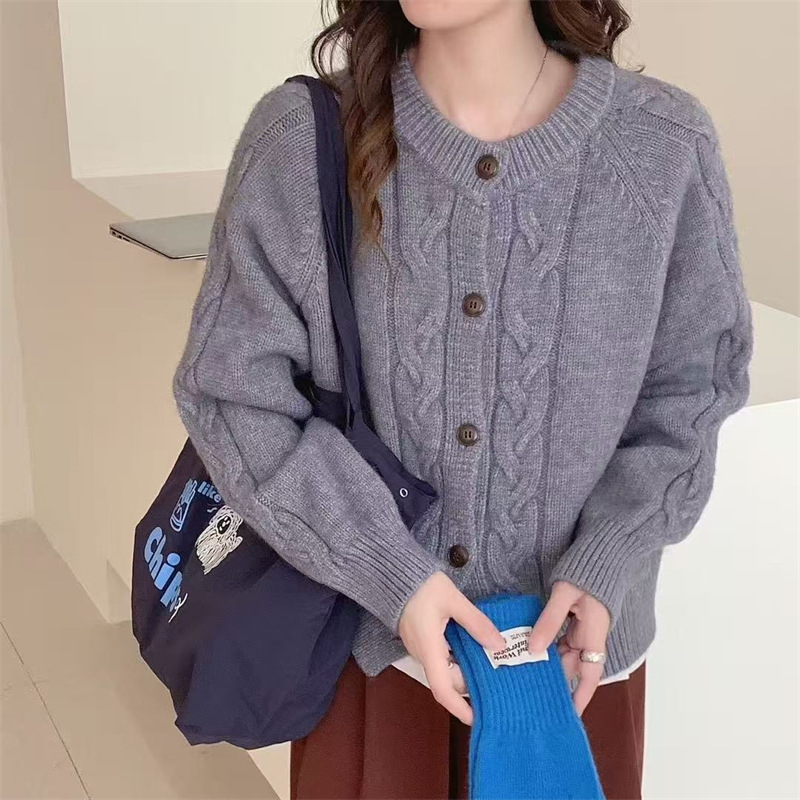 Stylish Women's Button-Up Cardigan