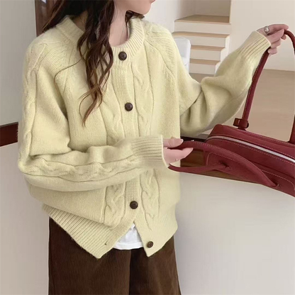Stylish Women's Button-Up Cardigan
