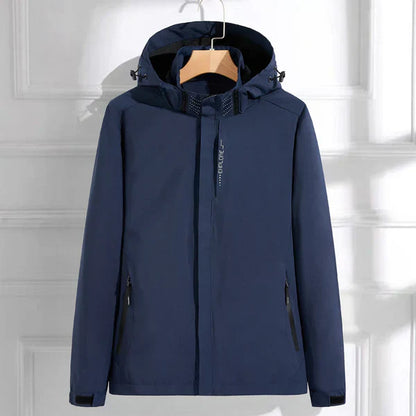 Men's Quilted Jacket Warm Hooded