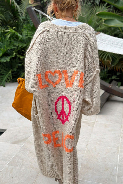 Stylish Women's Long Cardigan