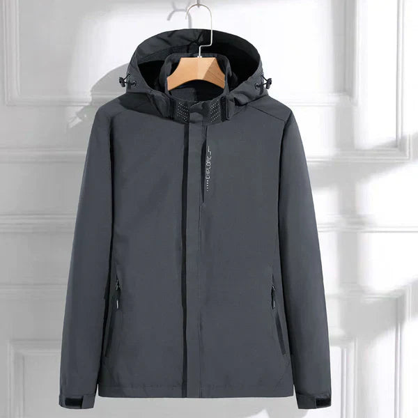 Men's Quilted Jacket Warm Hooded