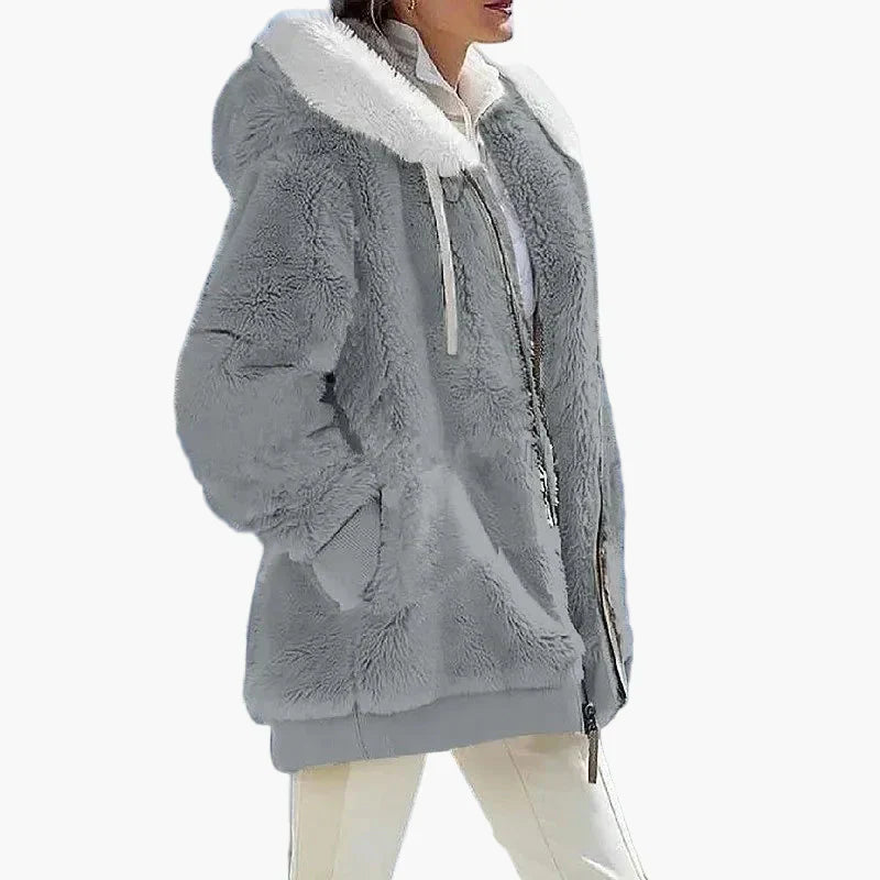 Stylish Winter Jacket Stripe Pattern