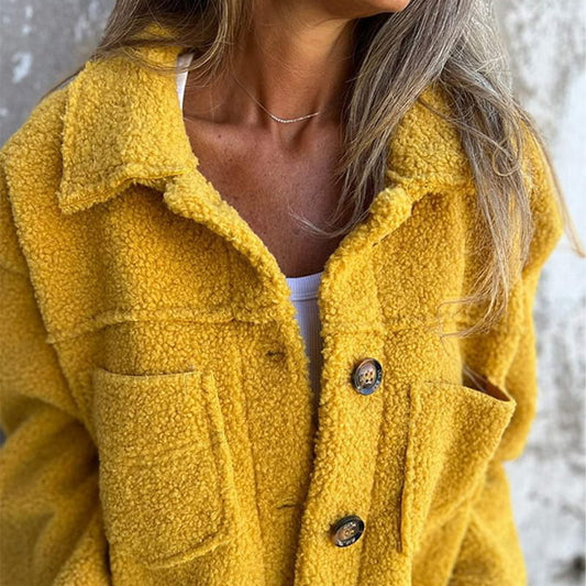 Weiche Teddyjacke Damen Warm Winter - IdealeKleiden