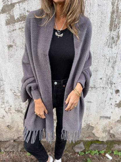 Damen Winterjacke Lang Schwarz - IdealeKleiden