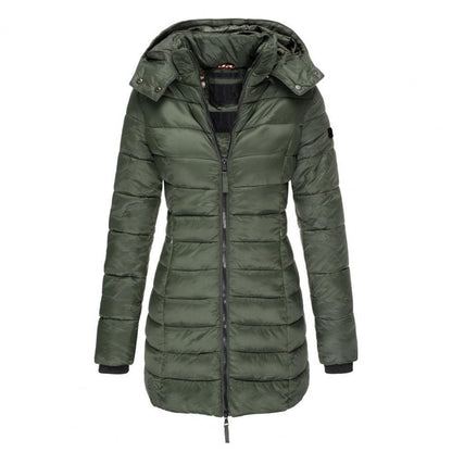 Women's Winter Jacket Slim Fit Hood Warmth & Style