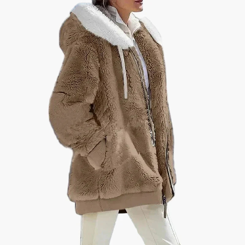 Stylish Winter Jacket Stripe Pattern