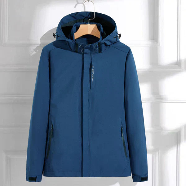 Men's Quilted Jacket Warm Hooded