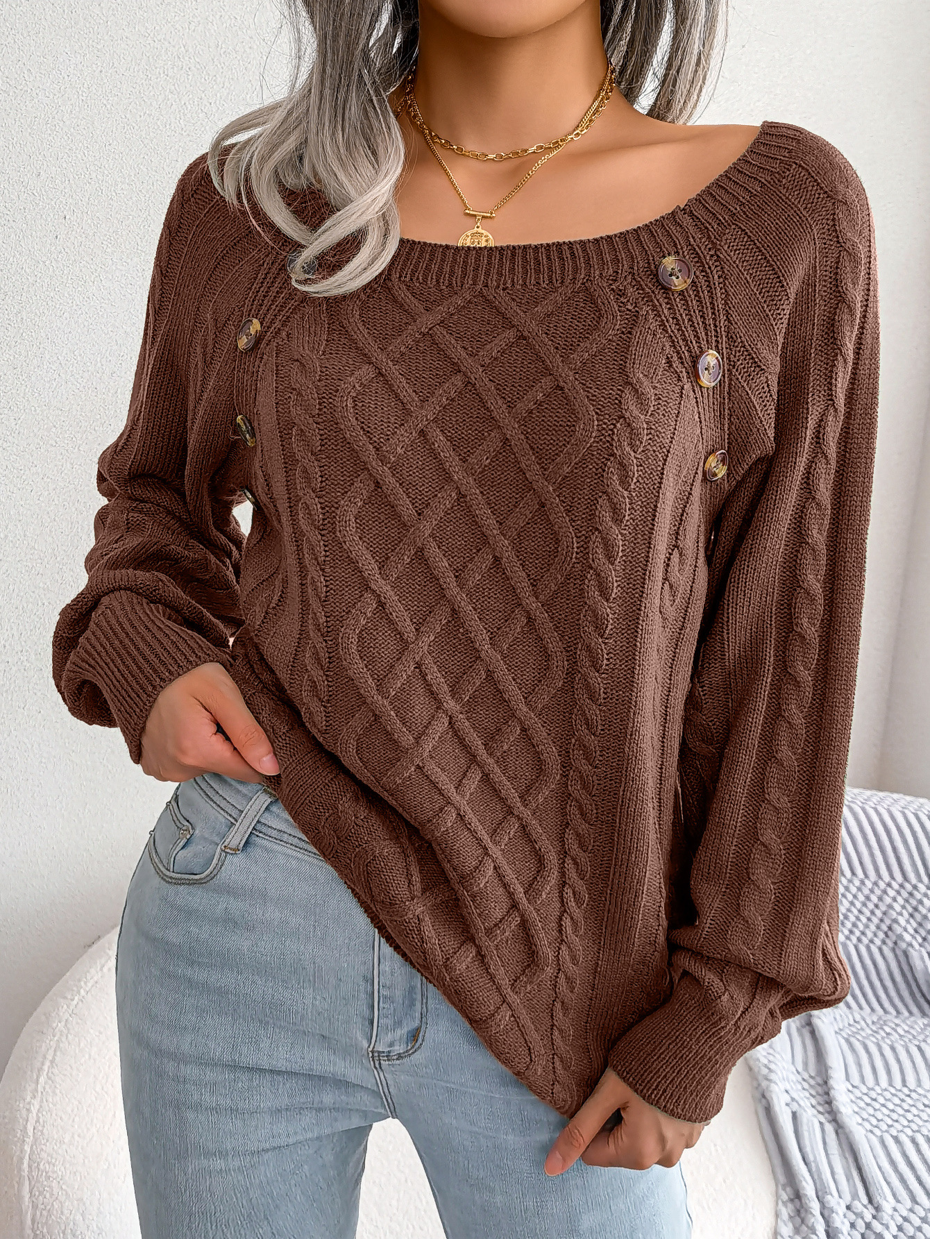 Classic Cozy Sweater → Comfortable Winter Sweater Soft