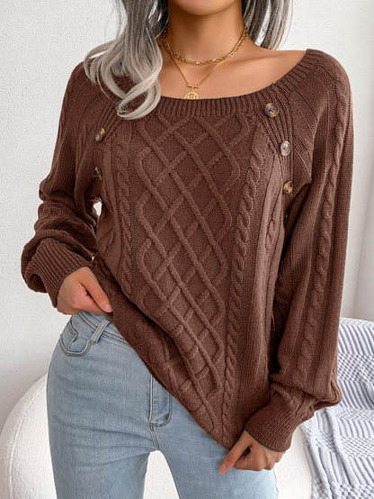 Classic Cozy Sweater → Comfortable Winter Sweater Soft