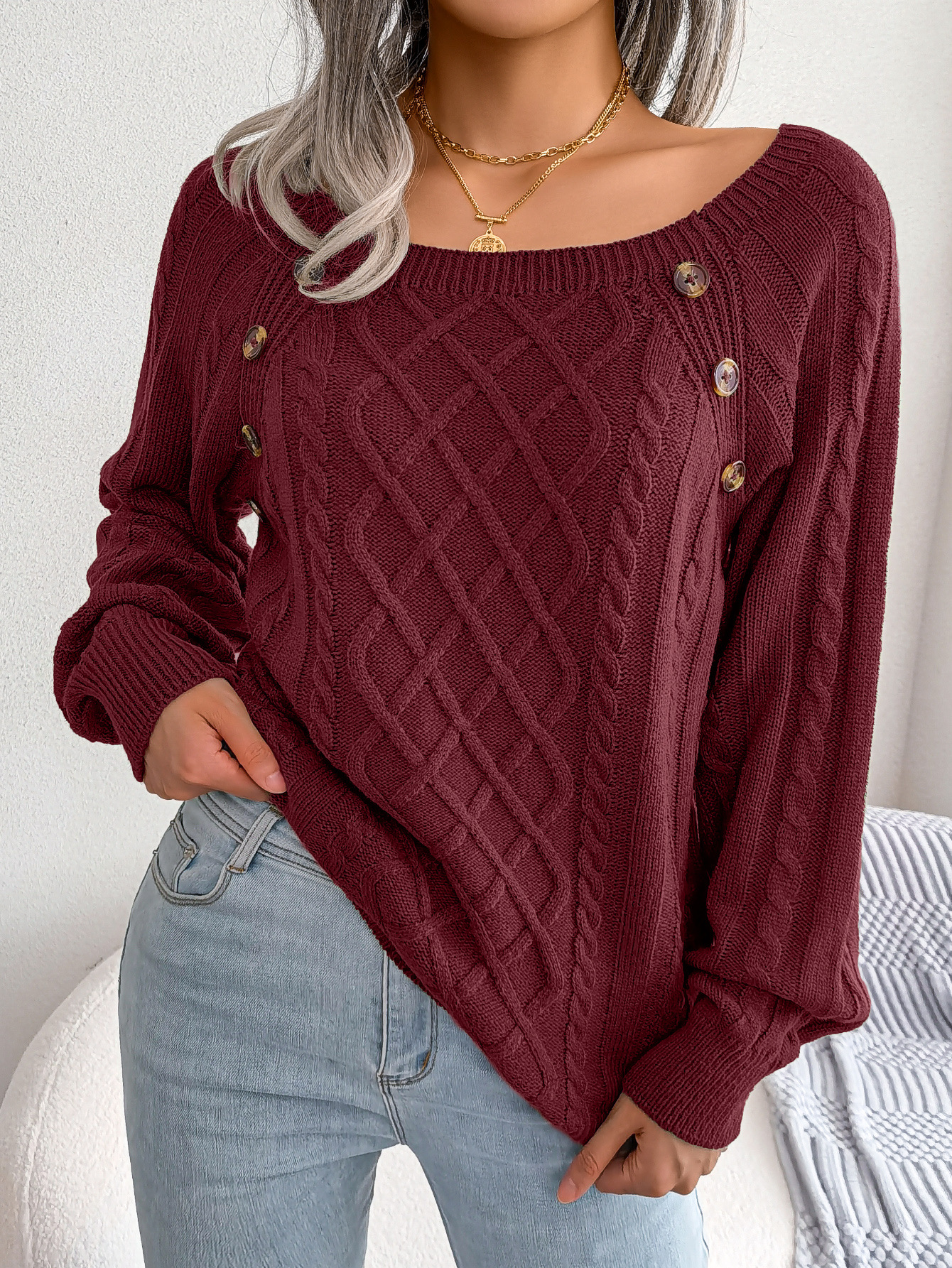 Classic Cozy Sweater → Comfortable Winter Sweater Soft