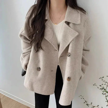 Women's Double Breasted Oversized Coat