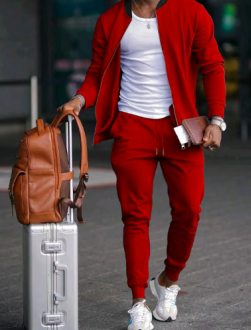 Comfortable Men's Sports Tracksuit Jogger Set