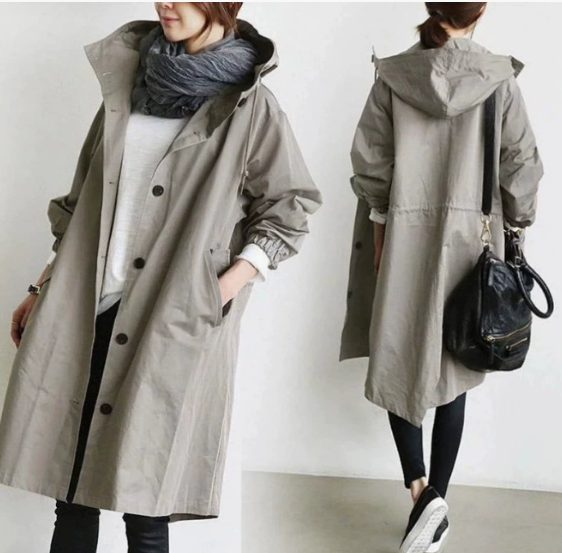 Stylish Women's Coat Waterproof Windproof