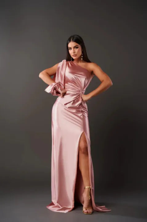 Elegant Women's One-Shoulder Dress