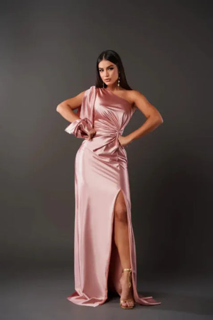 Elegant Women's One-Shoulder Dress