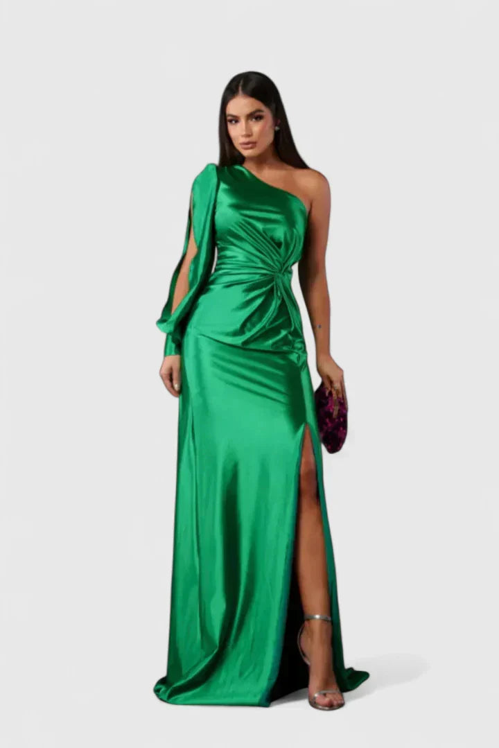 Elegant One-Shoulder Women's Evening Dress
