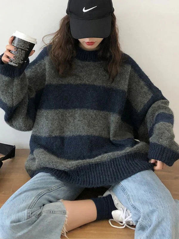 Everly - Großer Oversize Pullover Eleganz - IdealeKleiden