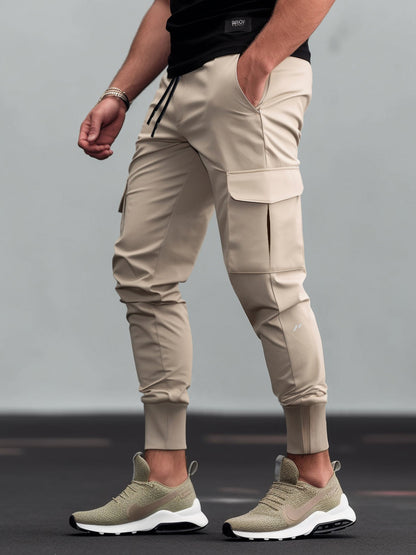 Men's Cargo Joggers Comfortable With Pockets