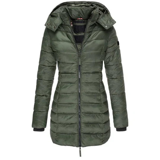 Lara - Warme Daunenjacke Lang Wintermantel