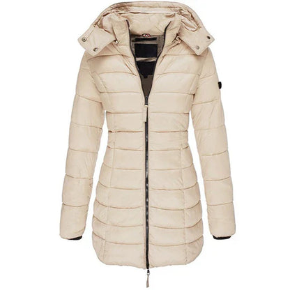 Lara - Warme Daunenjacke Lang Wintermantel