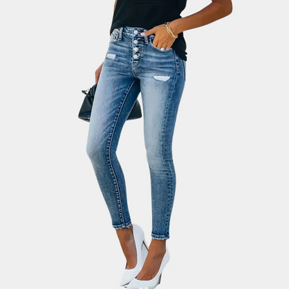 Elegant Women's Jeans High-Quality Stretch