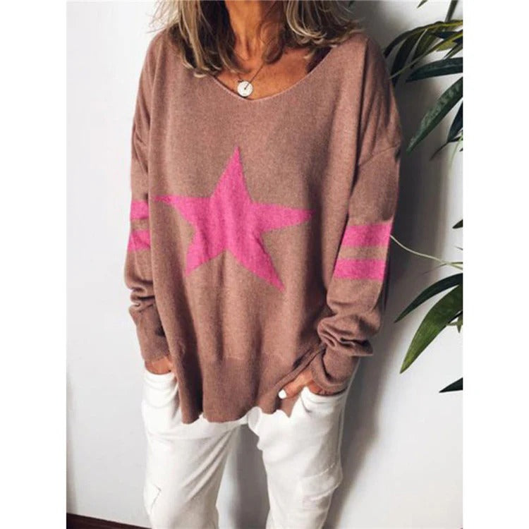 Comfortable Women's Sweaters Long Sleeve Soft