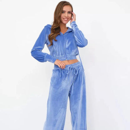 Snuggle Set Fleece Hoodie Sweatpants Comfortable
