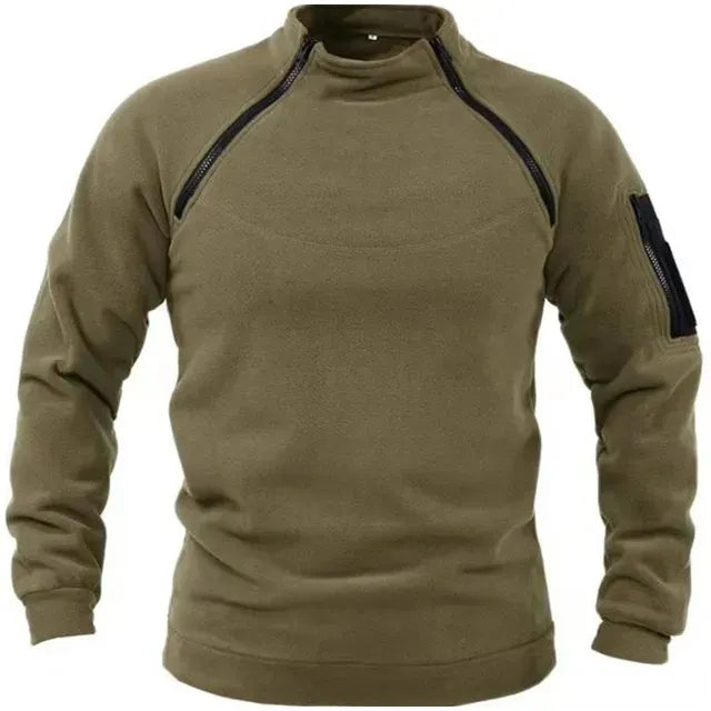Cuddly Fleece Dress Comfortable High Collar