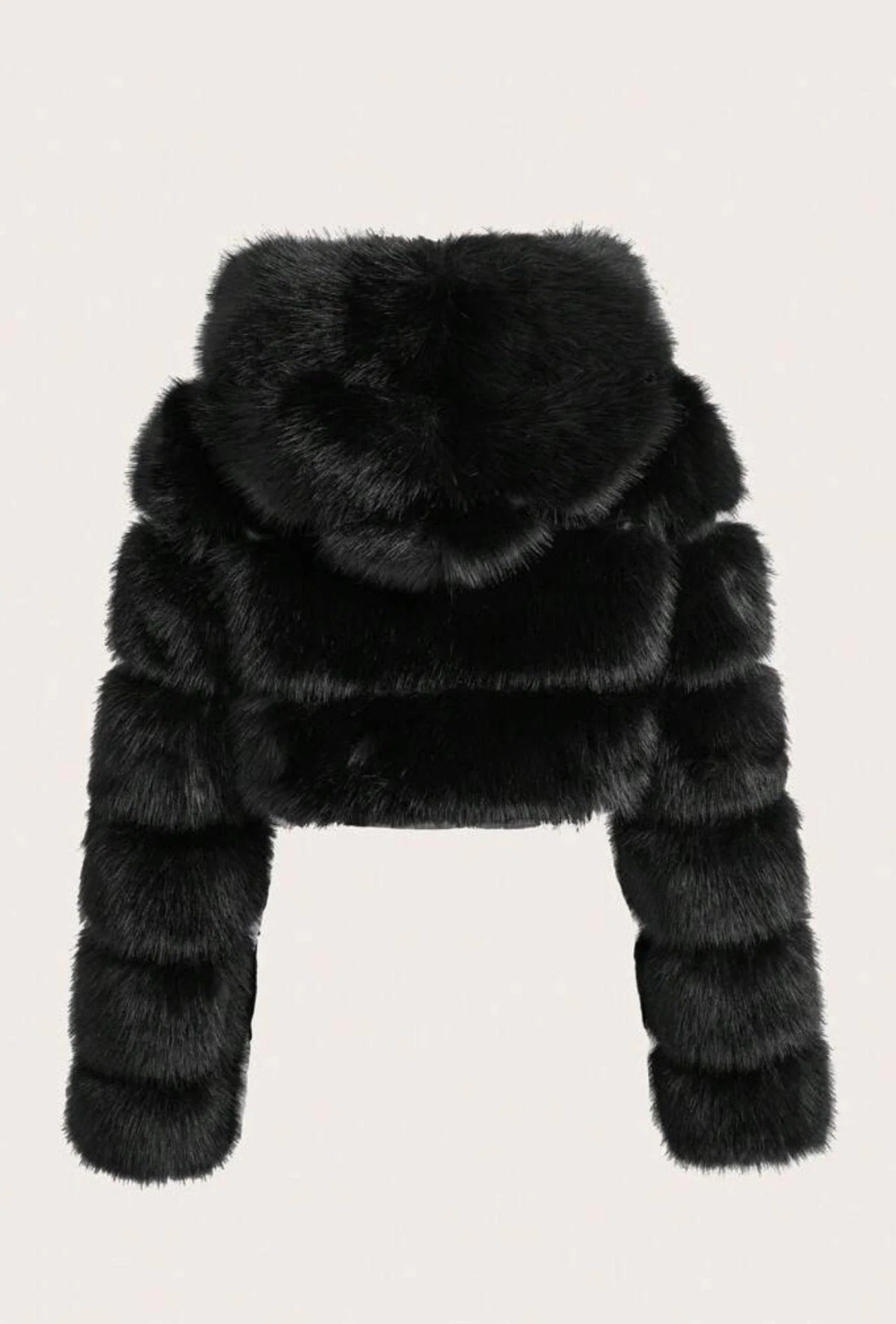 Faux Fur Coat Short Glamorous Elegant