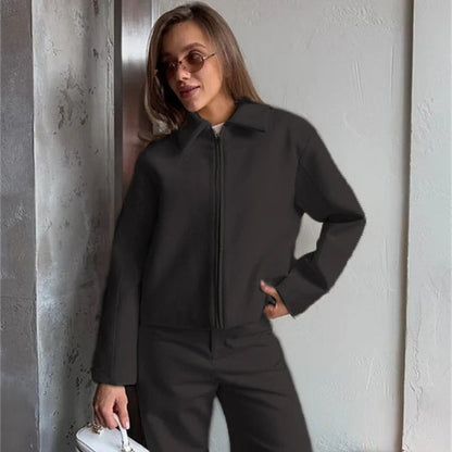 Damen Blazer Langarm Elegant Klassisch - IdealeKleiden