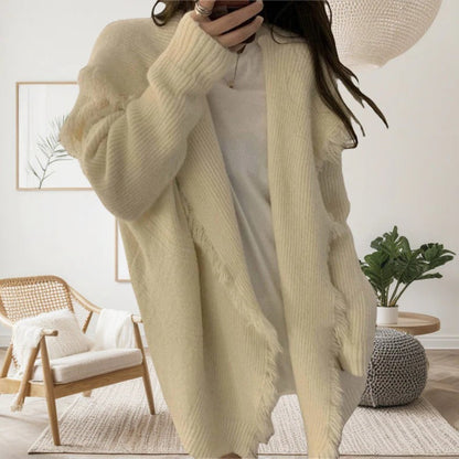 Große Strickjacke Oversized Offen