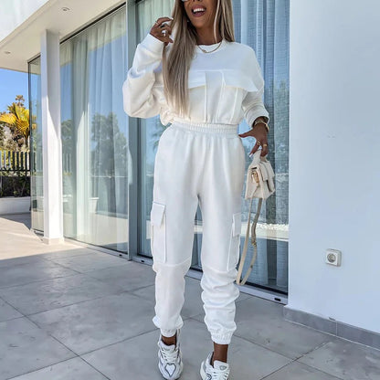 Comfortable Cotton Cargo Jogger Set
