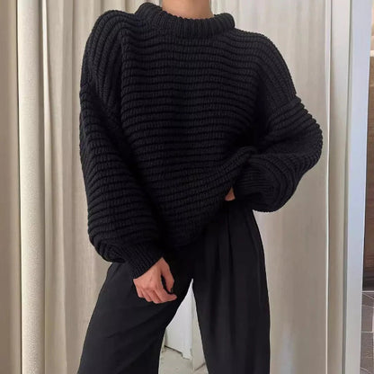 Women's Plus Size Wool Blend Knit Sweaters
