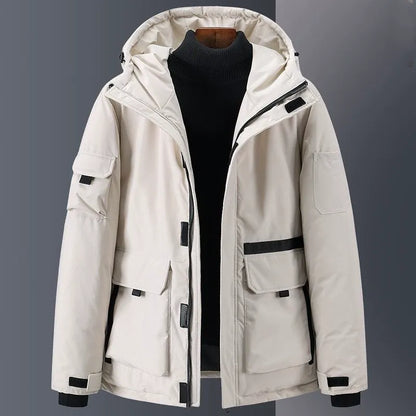 Water-repellent down jacket Hood Casual style