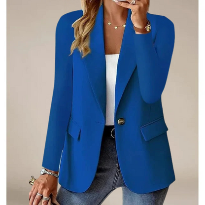Klassischer Damenblazer Elegant Schwarz