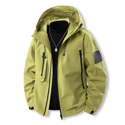 Waterproof Outdoor Jacket Hood Zipper