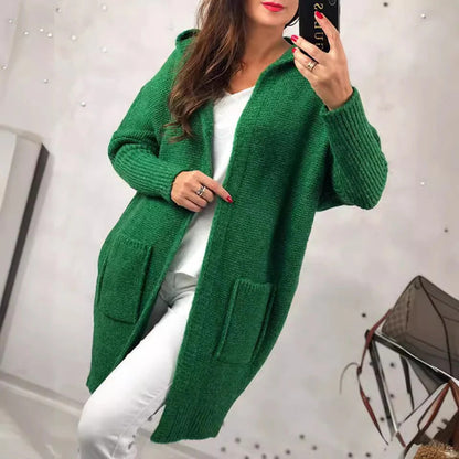 Large Cardigan Hooded with Pockets