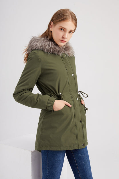 Warm Parka Mid Length Women's Coat