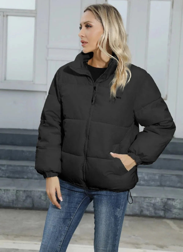 Fashionable Jacket Casual Stand-up Collar Zipper