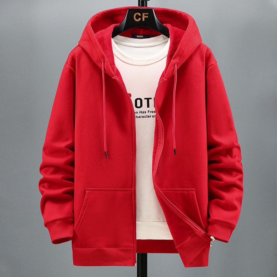 Hooded Fleece Soft Zip-Up