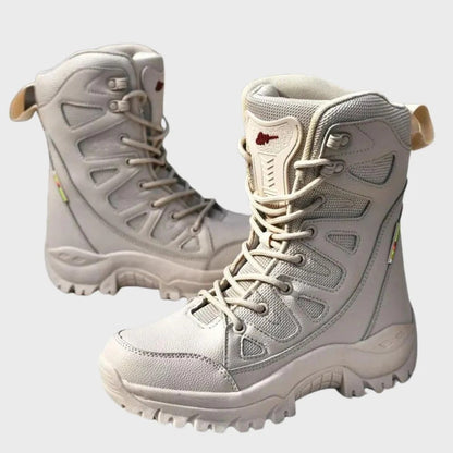 Wanderstiefel Leder Hoch Schaft Robust - IdealeKleiden