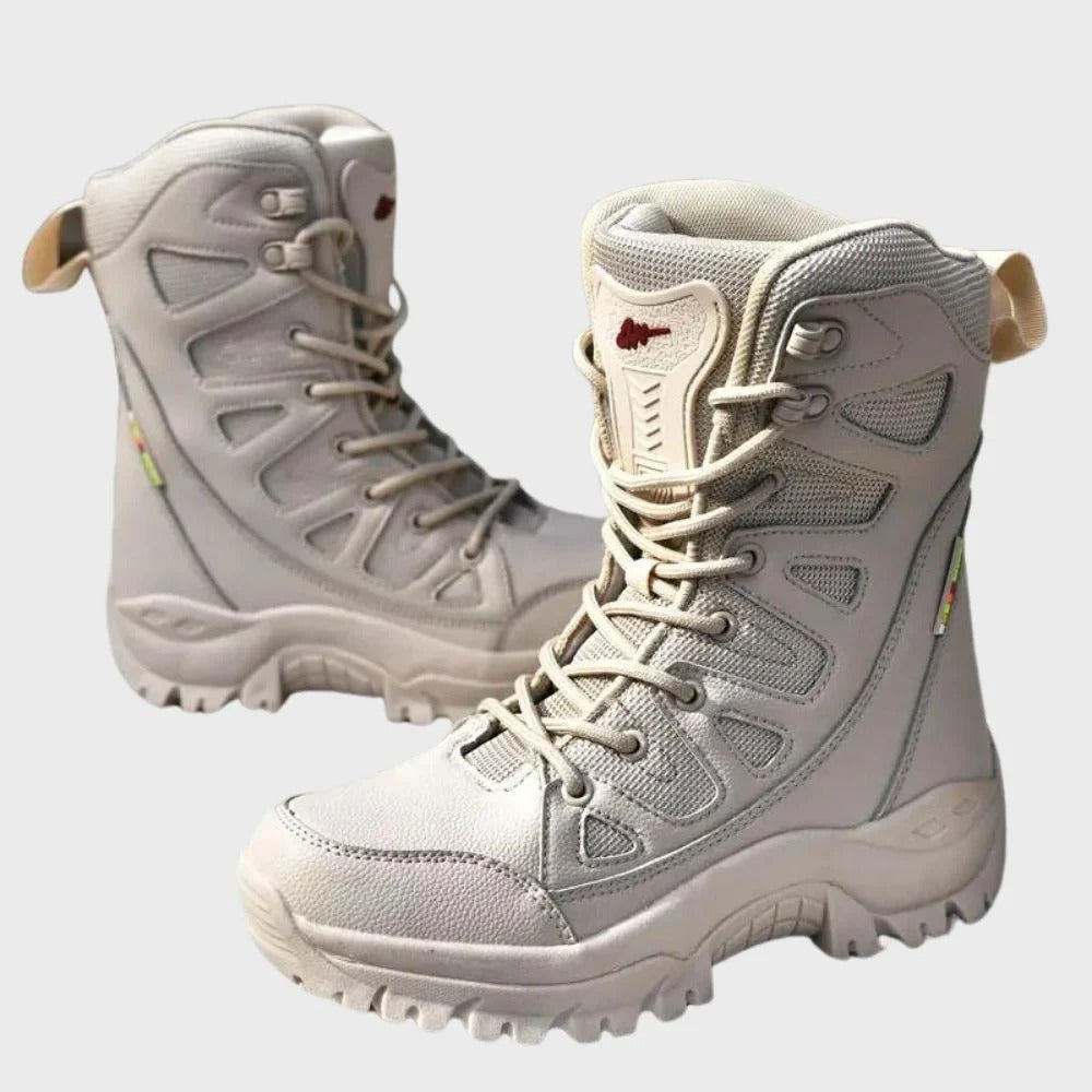 Wanderschuhe Hoch Leder Mesh Stabil und Komfortabel - IdealeKleiden