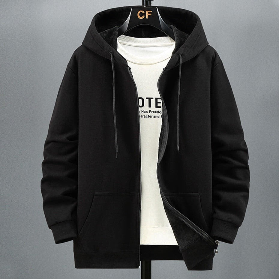 Hooded Fleece Soft Zip-Up